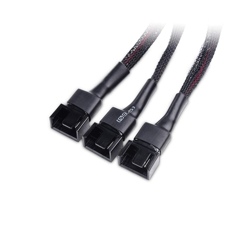 Cable Matters 2-Pack 3 Computer Case Fan Splitter Cable with SATA Power - 16 Inches - Image 4